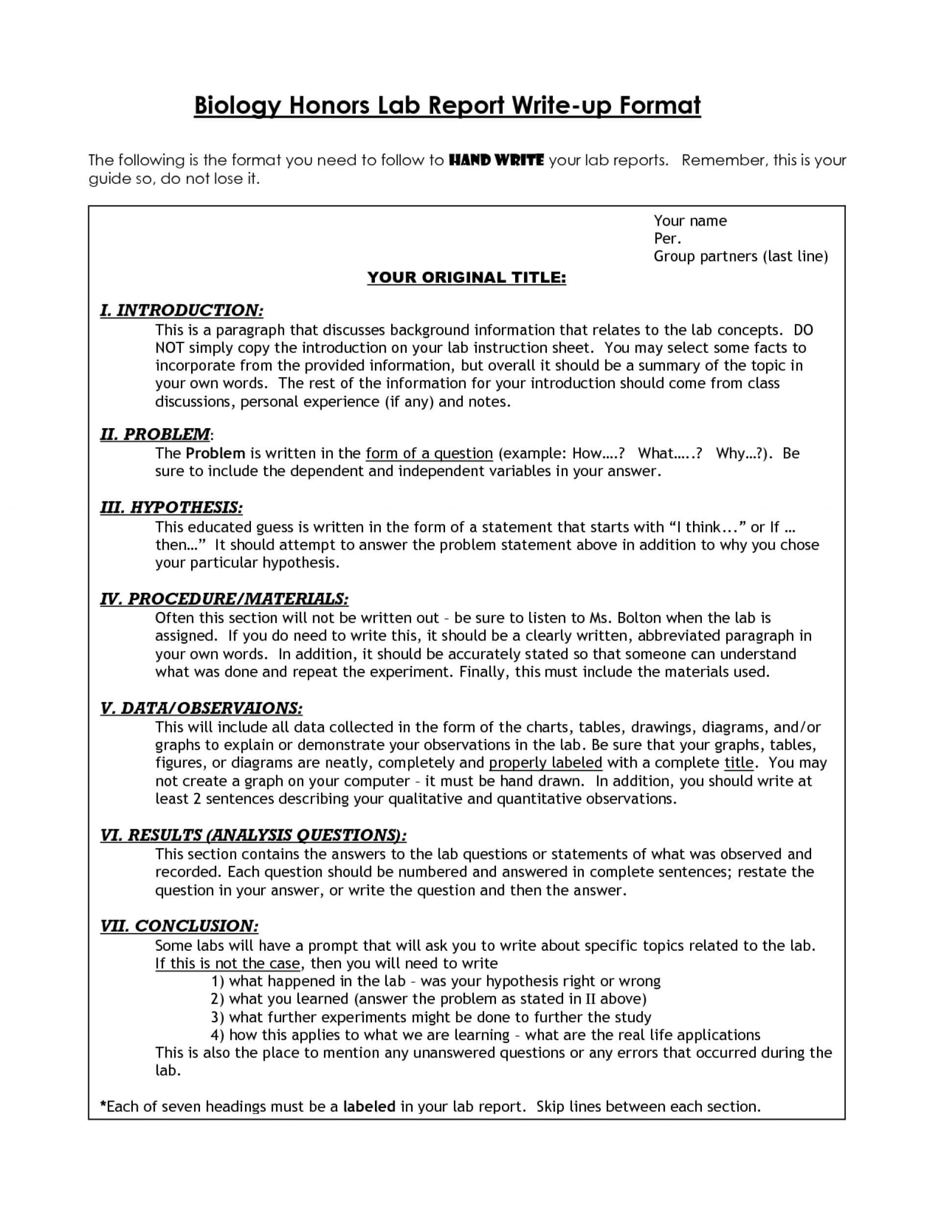 015 Lab Report Template Word Surprising Ideas Middle School Within Lab Report Template Word