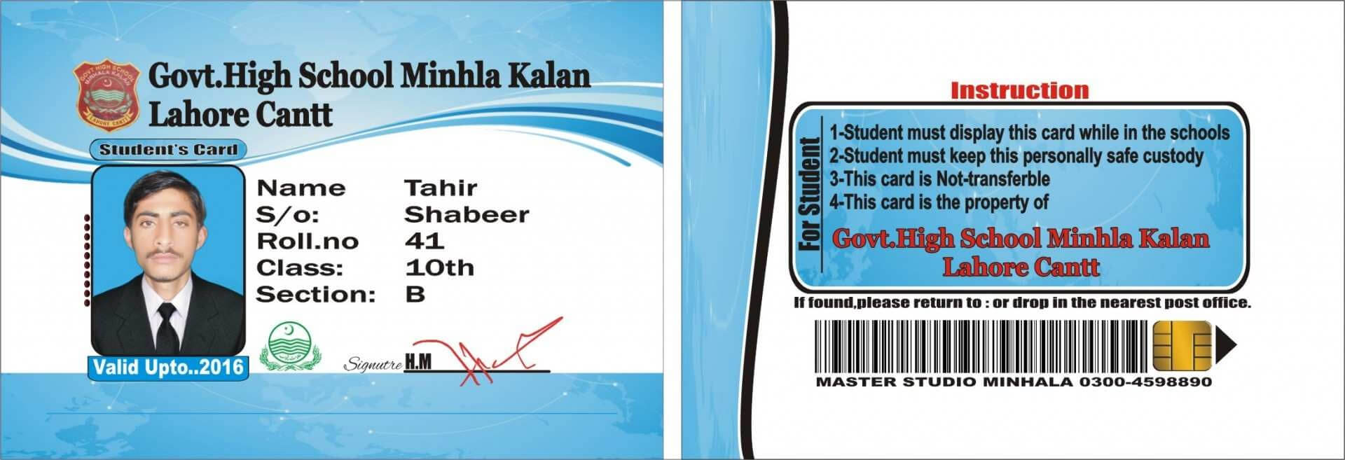 015 Modern Red Id Card Template Vector Free Badges Templates Throughout High School Id Card Template