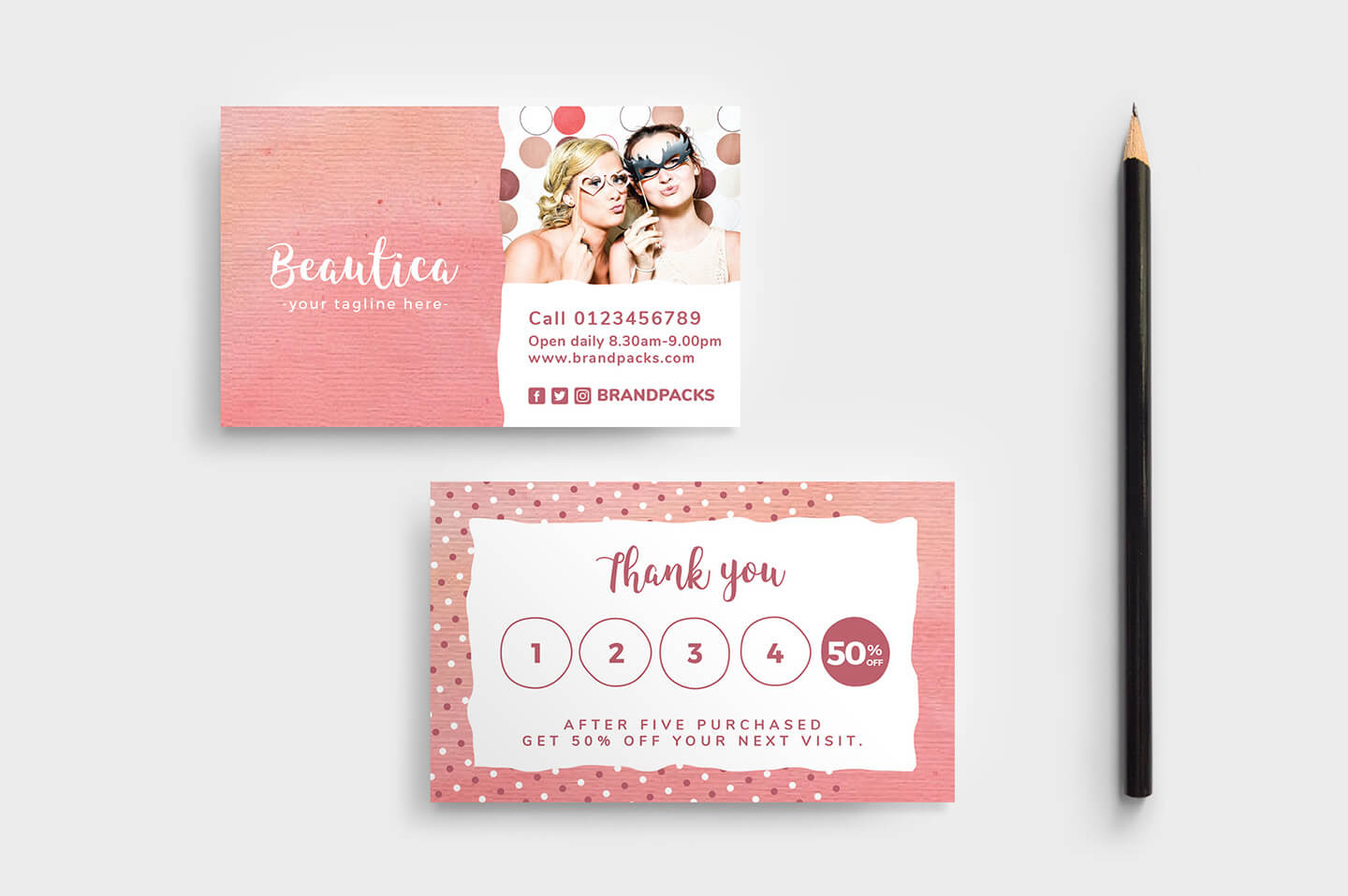 016 Gift Registry Card Template Free Ideas Loyalty Rare Pertaining To Photography Referral Card Templates