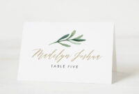 017 Printable Place Cards Template Breathtaking Ideas Free intended for Paper Source Templates Place Cards