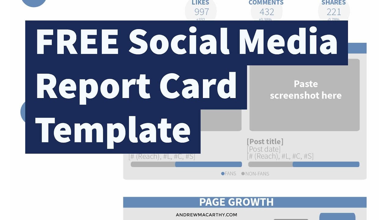 017 Social Media Report Template Ideas Top Excel Free Throughout Free Social Media Report Template