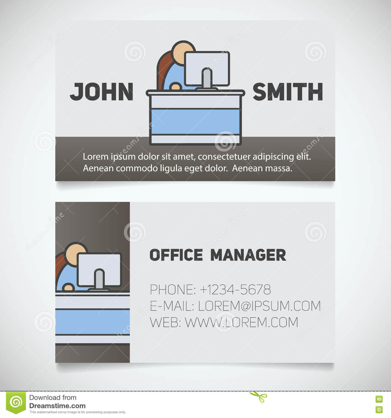 017 Template Ideas Business Card Print Office Manager Logo Pertaining To Office Max Business Card Template