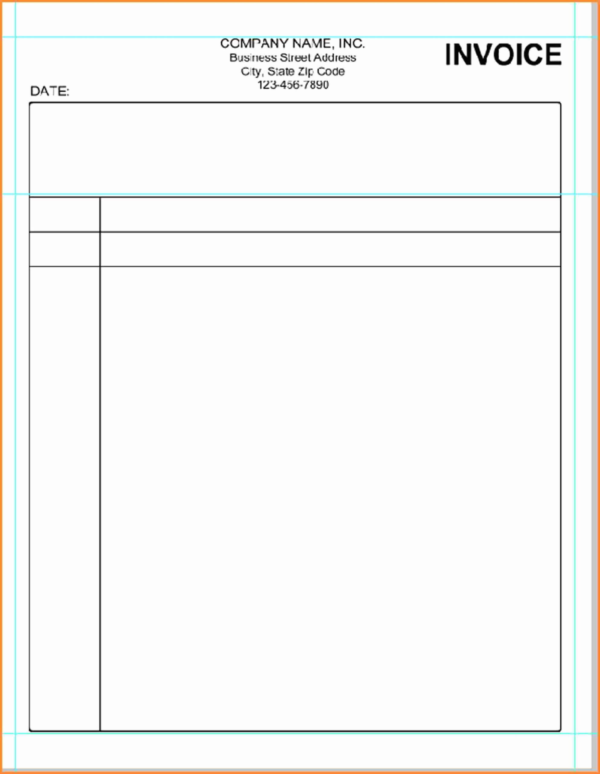017 Template Ideas Invoice Microsoft Word Free Printable Intended For Blank Html Templates Free Download