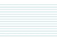 019 Blank Index Card Template Inside 3X5 Free Surprising inside 3X5 Blank Index Card Template