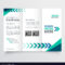 019 Business Tri Fold Brochure Template Design With Vector In Adobe Illustrator Brochure Templates Free Download