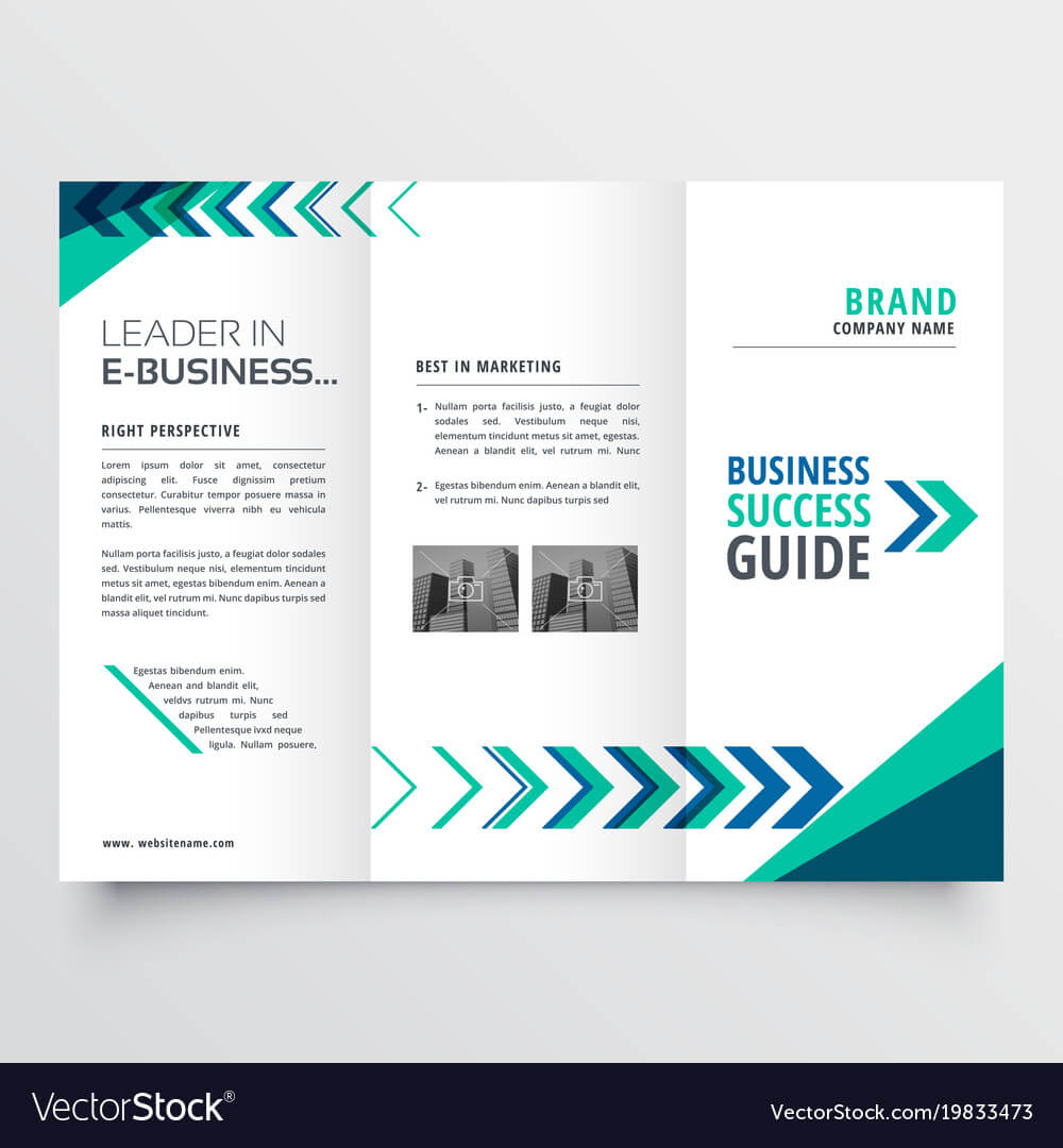 019 Business Tri Fold Brochure Template Design With Vector Pertaining To Brochure Templates Adobe Illustrator