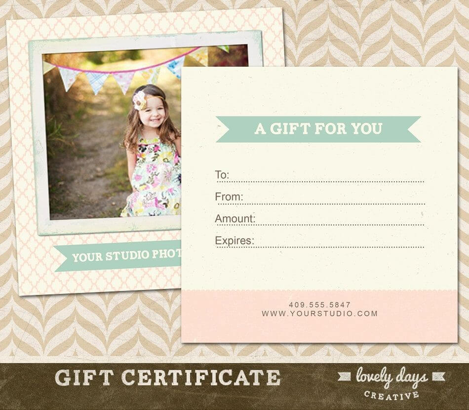 019 Elegant Photography Gift Certificate Template Free Pertaining To Free Photography Gift Certificate Template