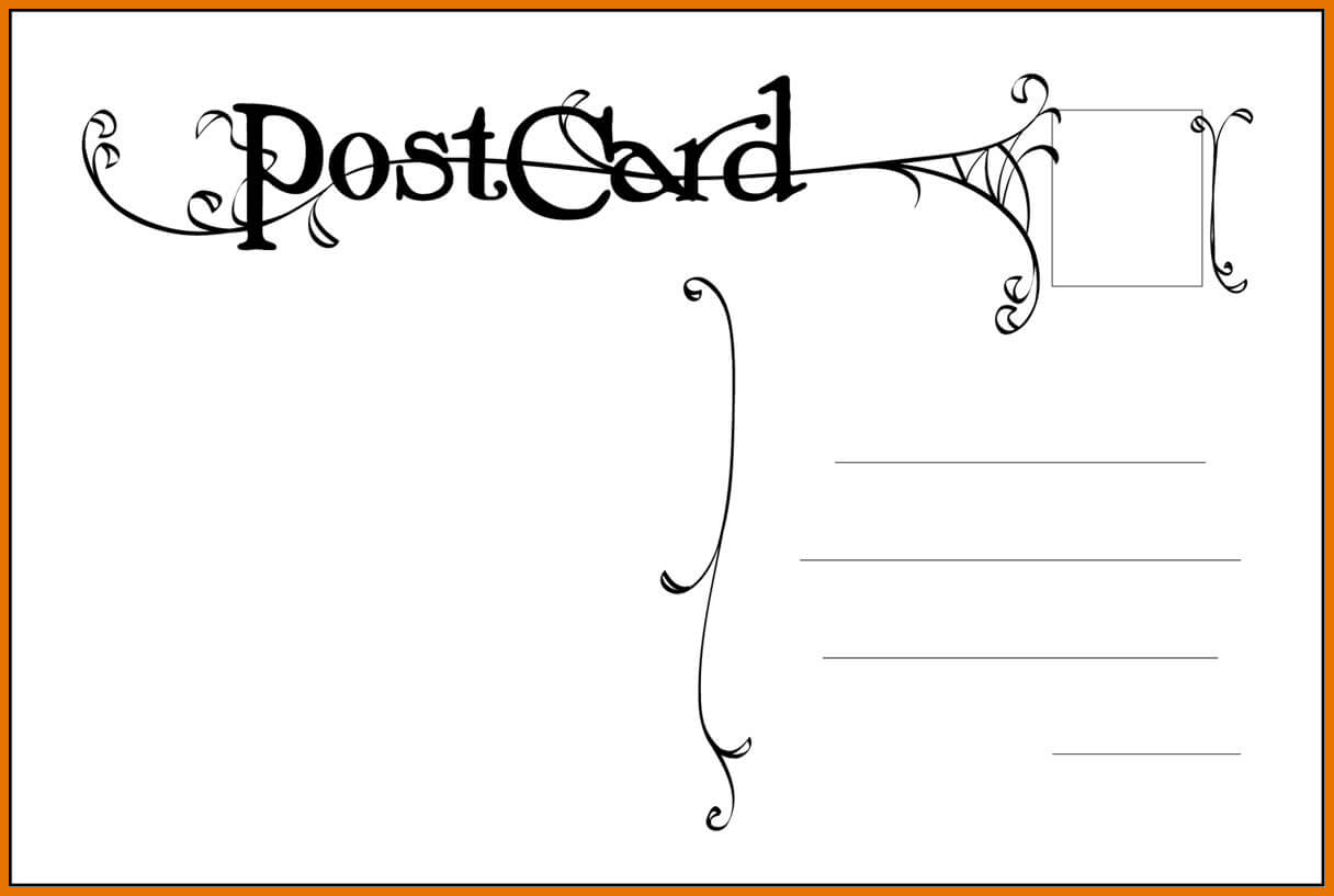 019 Template Ideas Blank Postcard Free Word Inside For Free Blank Postcard Template For Word