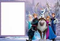 019 Template Ideas Frozen Birthday Invites Free Printable intended for Frozen Birthday Card Template