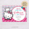 020 Birthday Party Invitation Ms Word Template Ideas Hello With Regard To Hello Kitty Birthday Banner Template Free