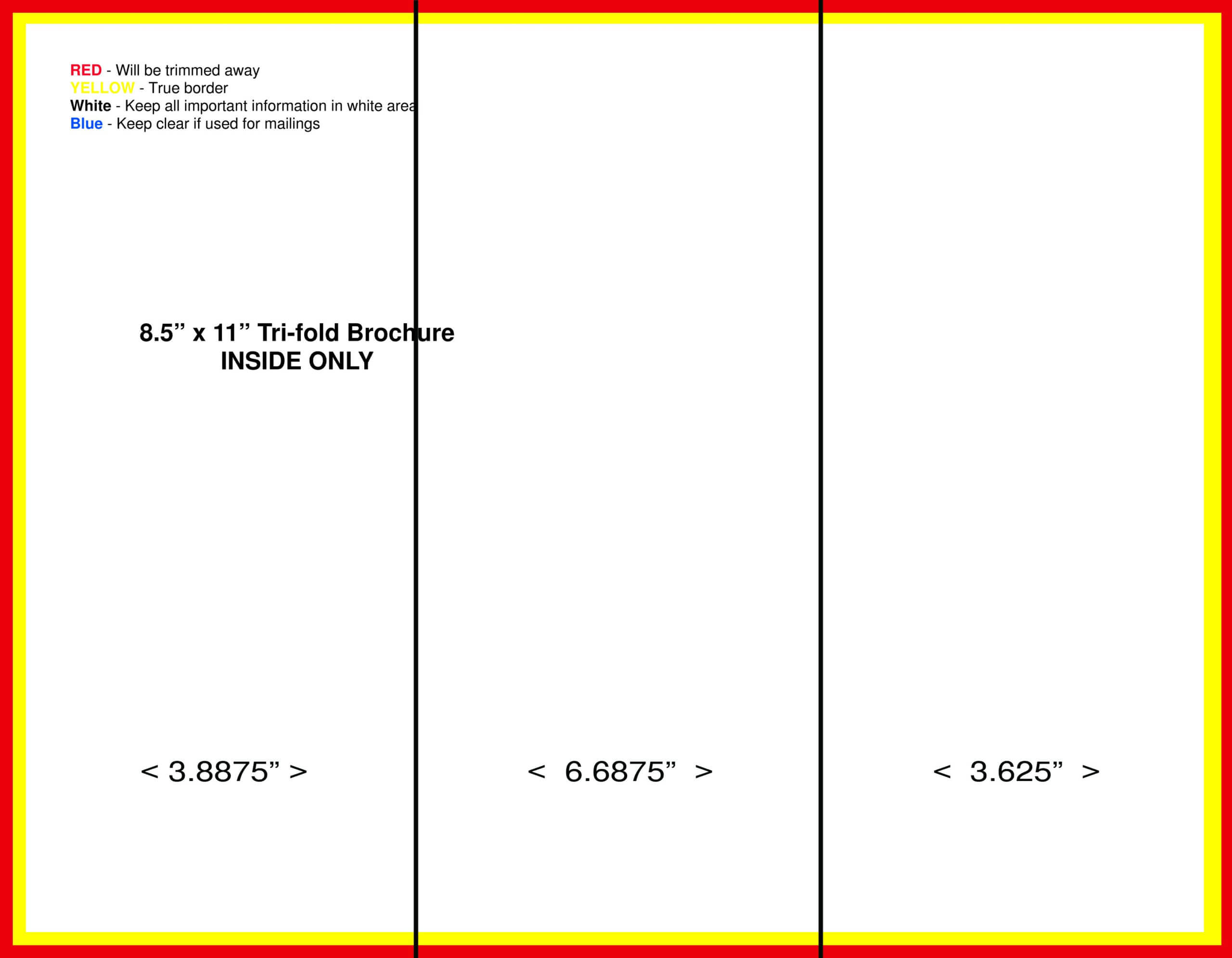 020 Blank Tri Fold Brochure Template Google Docs Ideas Plain With 6 Sided Brochure Template