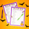 020 Halloween Word Scramble For Kids And Adults Template Intended For Halloween Certificate Template