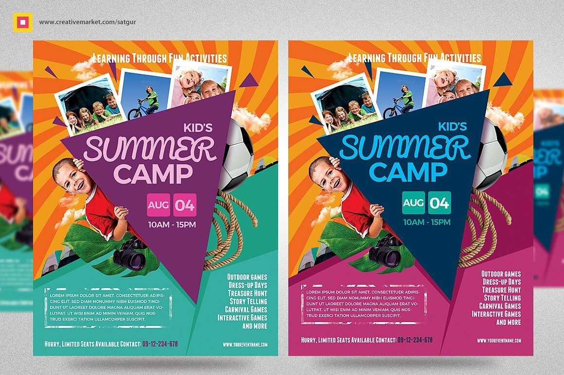 020 Summer Camp Flyer Template Striking Ideas Free Word With Regard To Summer Camp Brochure Template Free Download