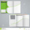 020 Tri Fold Business Brochure Template Vector Green Design In Free Illustrator Brochure Templates Download