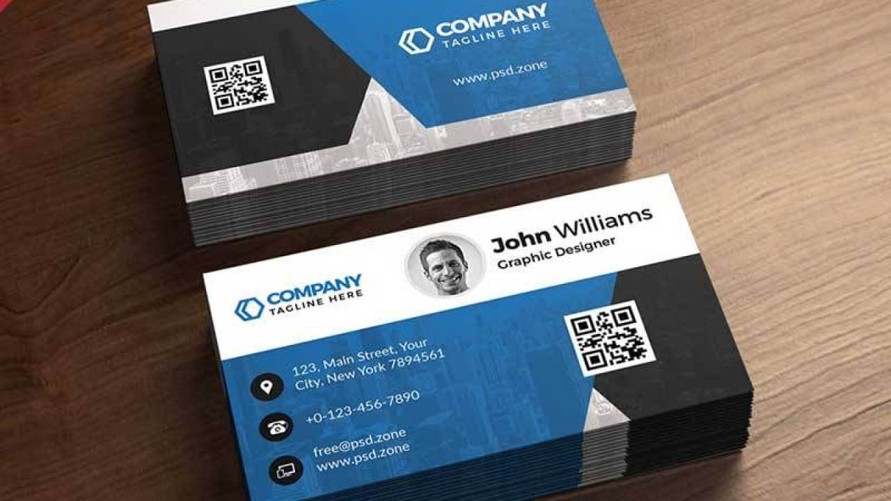 021 Free Business Card Psd Template Throughout Visiting Card Psd Template