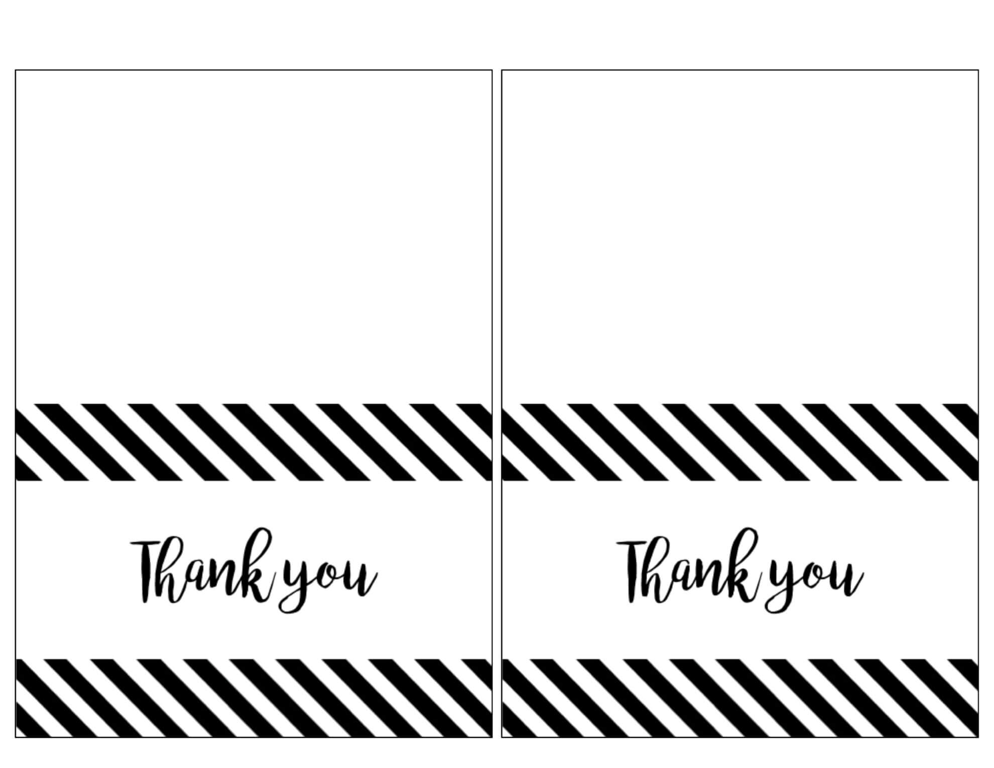 021 Printable Thank You Card Templates Note For Teacher From Regarding Thank You Card For Teacher Template