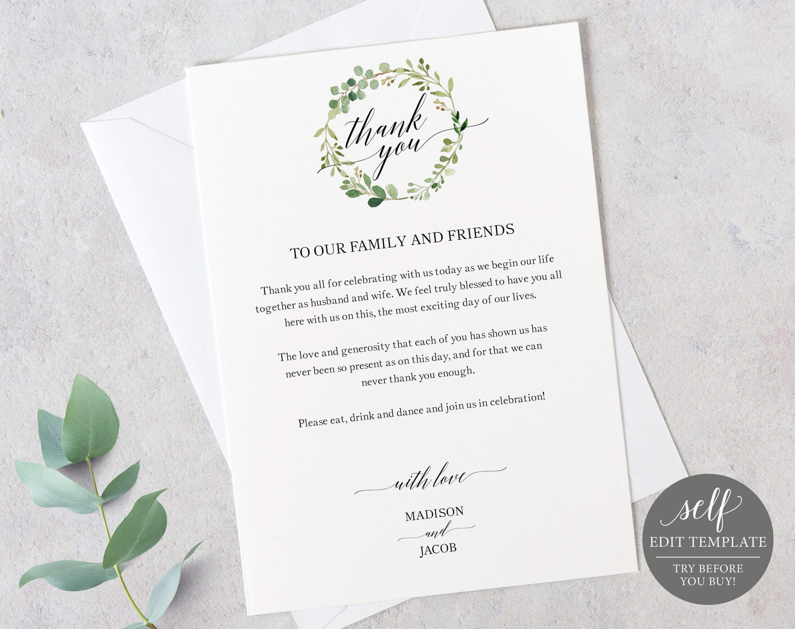 021 Template Ideas Wedding Thank You Card Templates Il Pertaining To Powerpoint Thank You Card Template