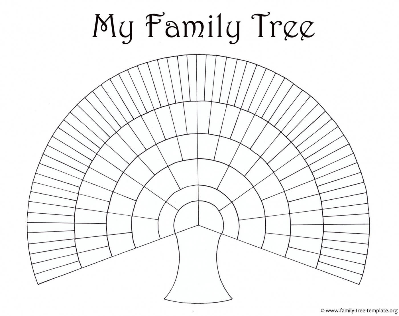 022 Free Family Tree Diagram Templates To Edit Online Pertaining To Blank Tree Diagram Template
