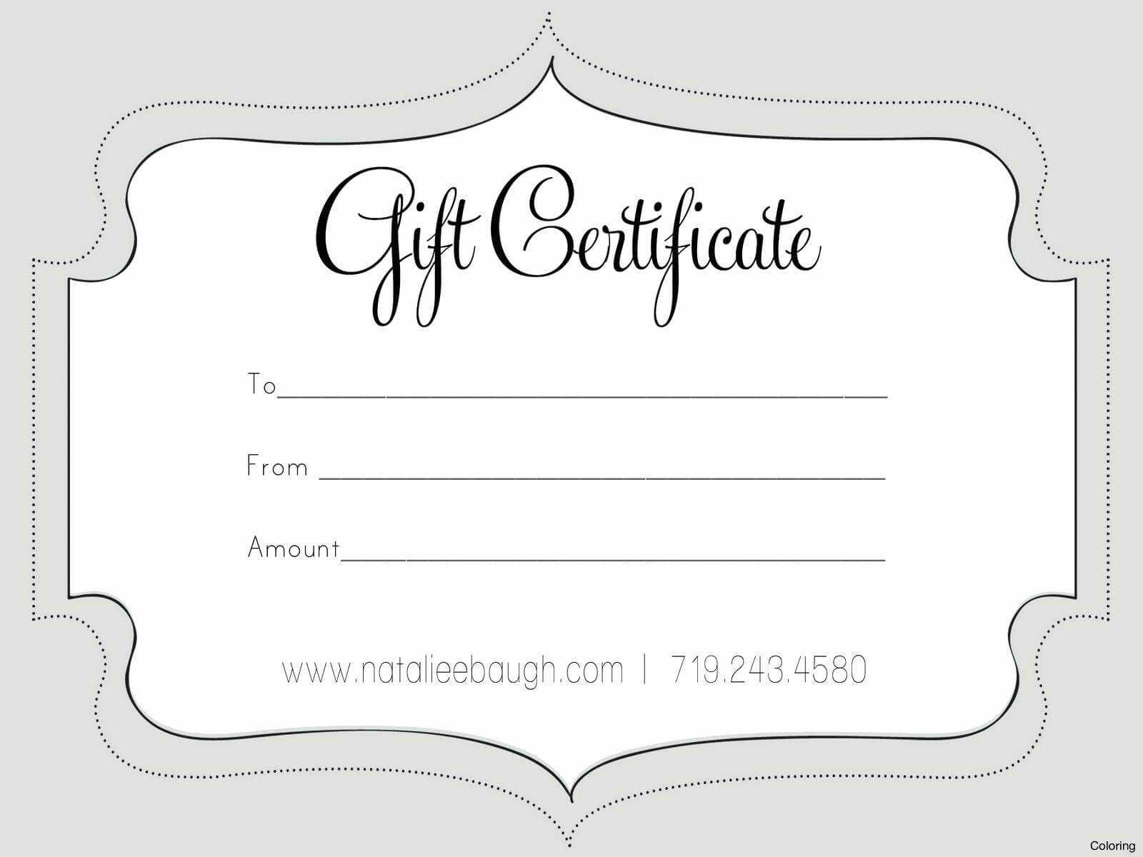 022 Gift Registry Card Template Free New Nail Certificate Intended For Nail Gift Certificate Template Free