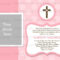 024 Baptism Invitation Card Template Stock Vector Pertaining To Free Christening Invitation Cards Templates