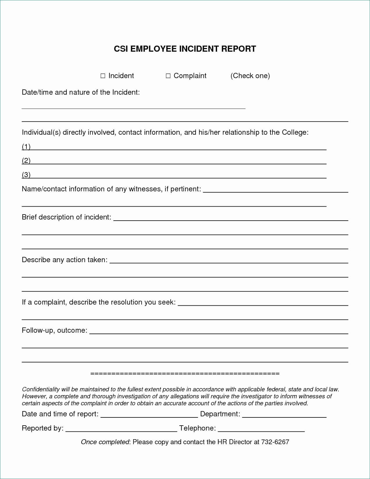 024 Employee Injury Report Form Template Advanced Best S Of Within Injury Report Form Template