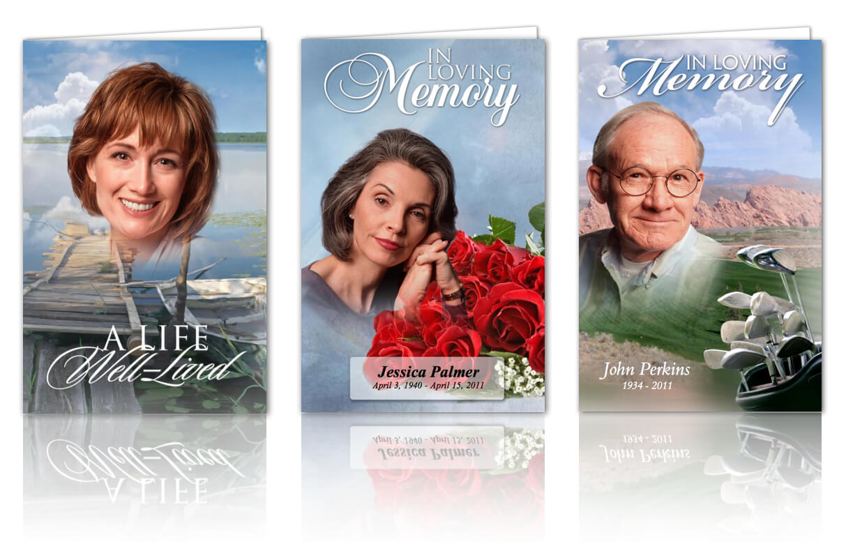 024 Free Memorial Cards Template Funeral Program Examples Intended For Remembrance Cards Template Free