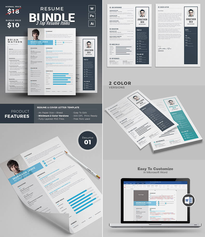 025 Professional Word Resume Templates With Simple Free For Pertaining To Microsoft Word Templates Reports