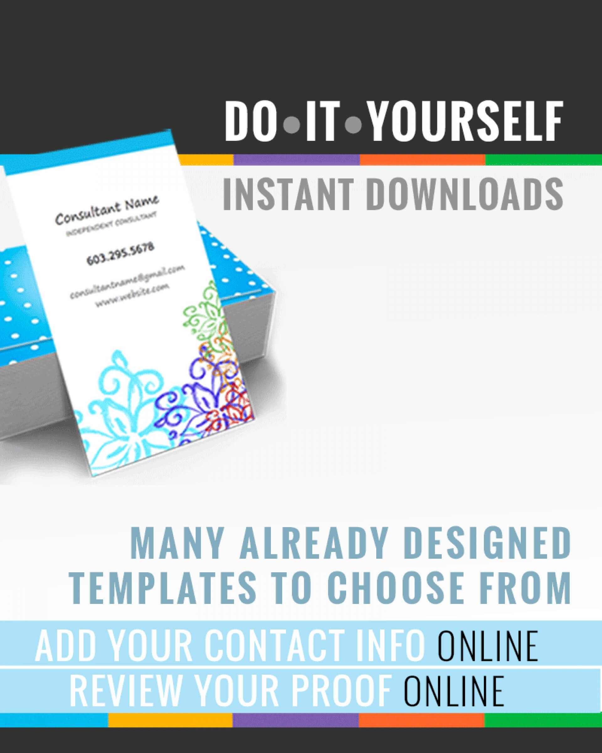 025 Web Blog Business Card Templates Make Your Own Rodan With Rodan And Fields Business Card Template