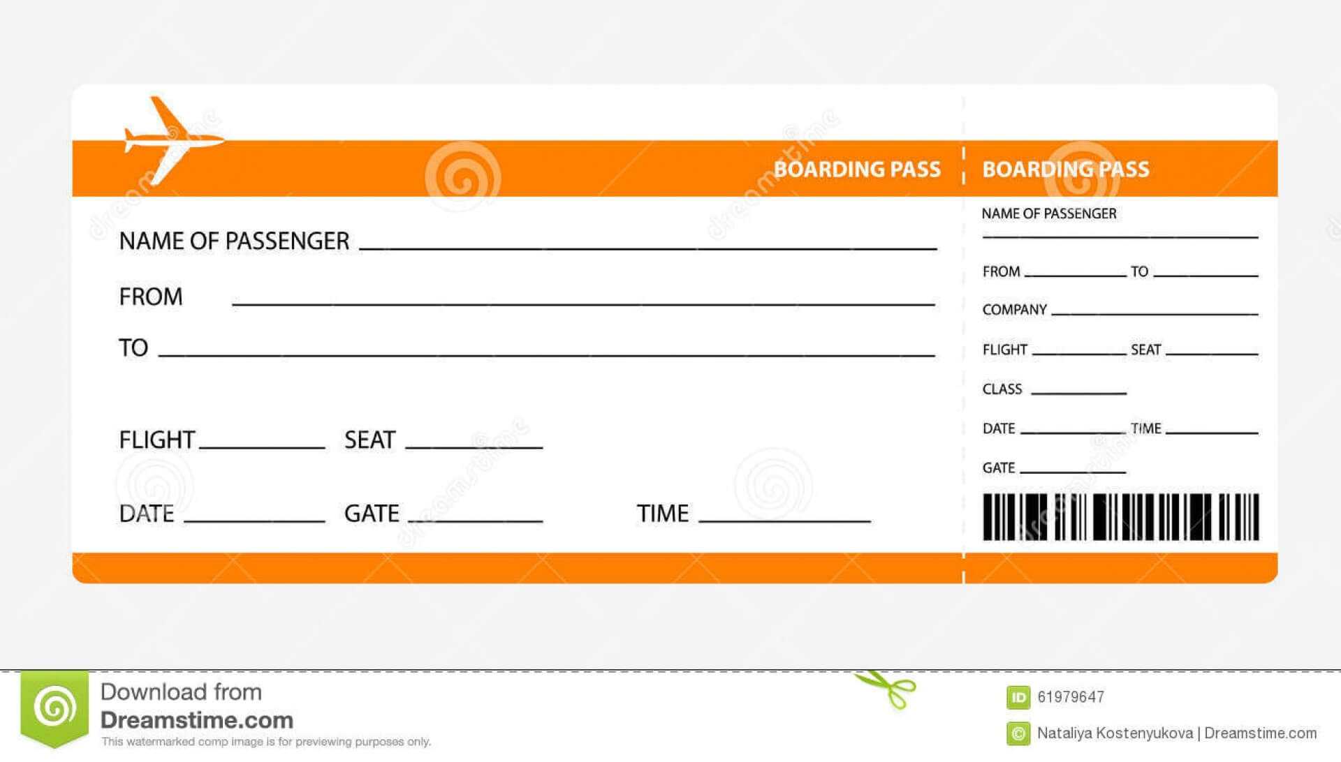 026 Fake Boarding Pass Template Plane Ticket Of Ideas Free Intended For Plane Ticket Template Word