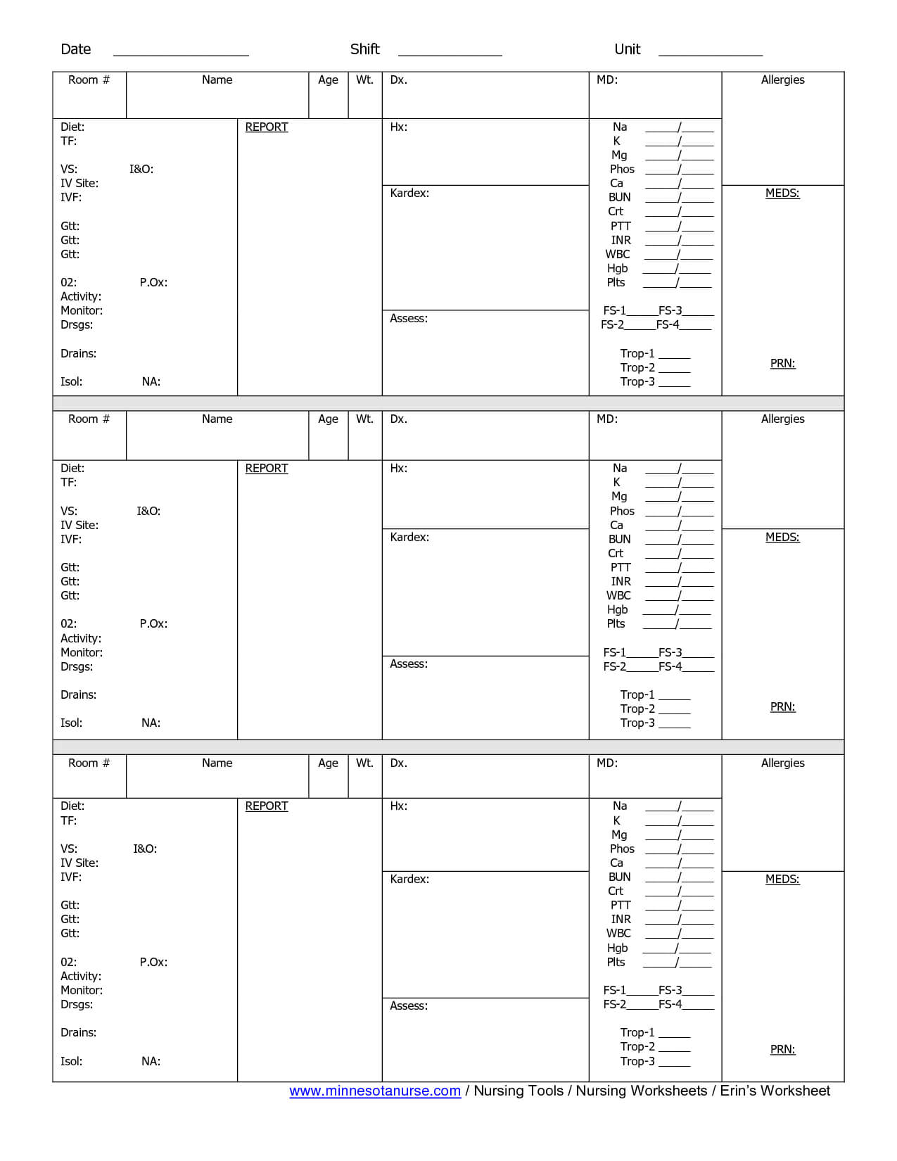 026 Nursing Shift Report Template Largepreview Unforgettable Inside Charge Nurse Report Sheet Template