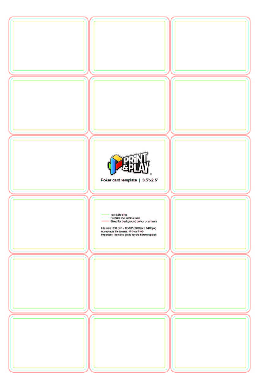 026 Playing Cards Formatting Templates Print Business Card Within Deck Of Cards Template