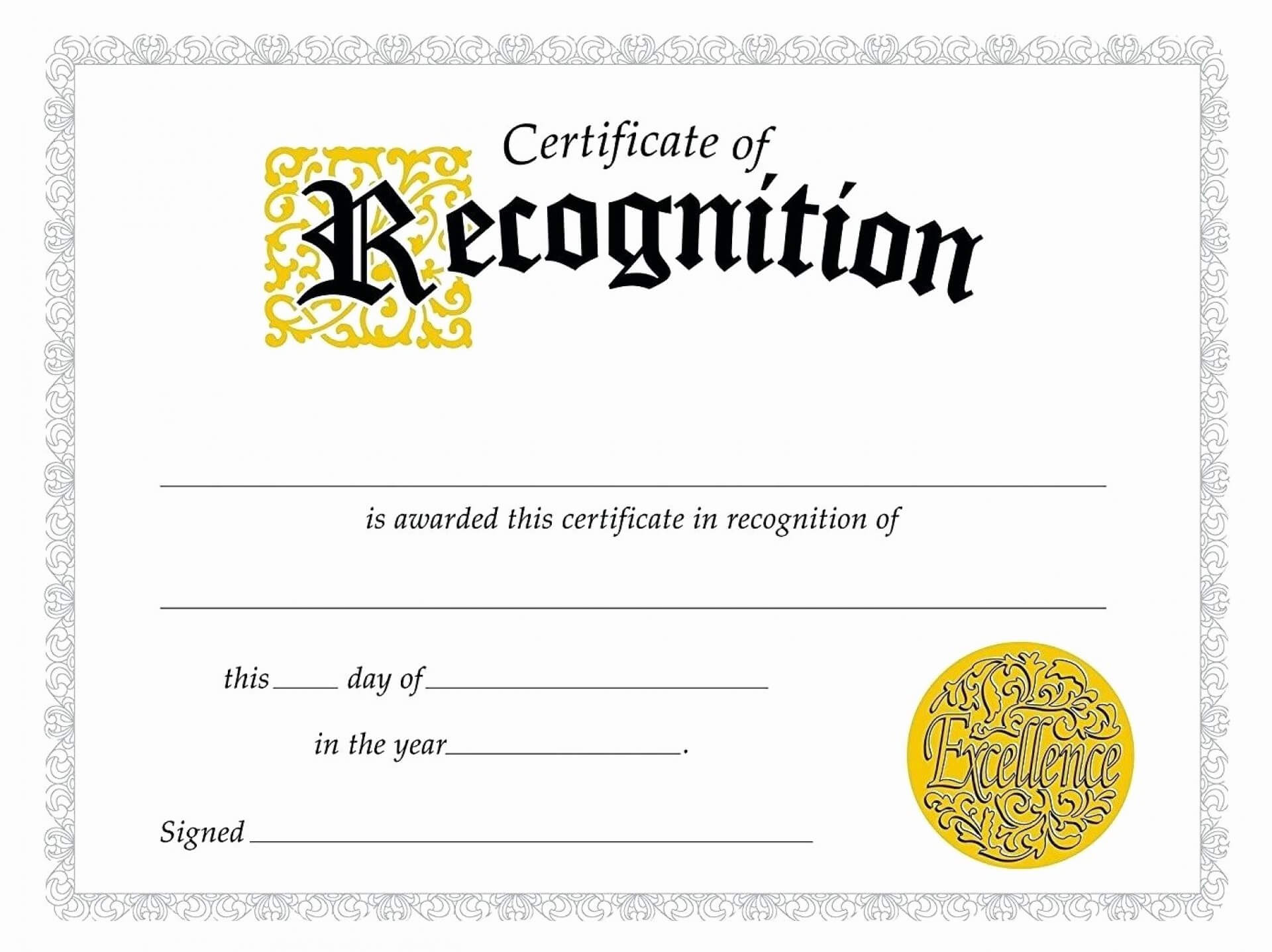 027 Certificate Of Appreciation Editable Templates Free In Employee Recognition Certificates Templates Free