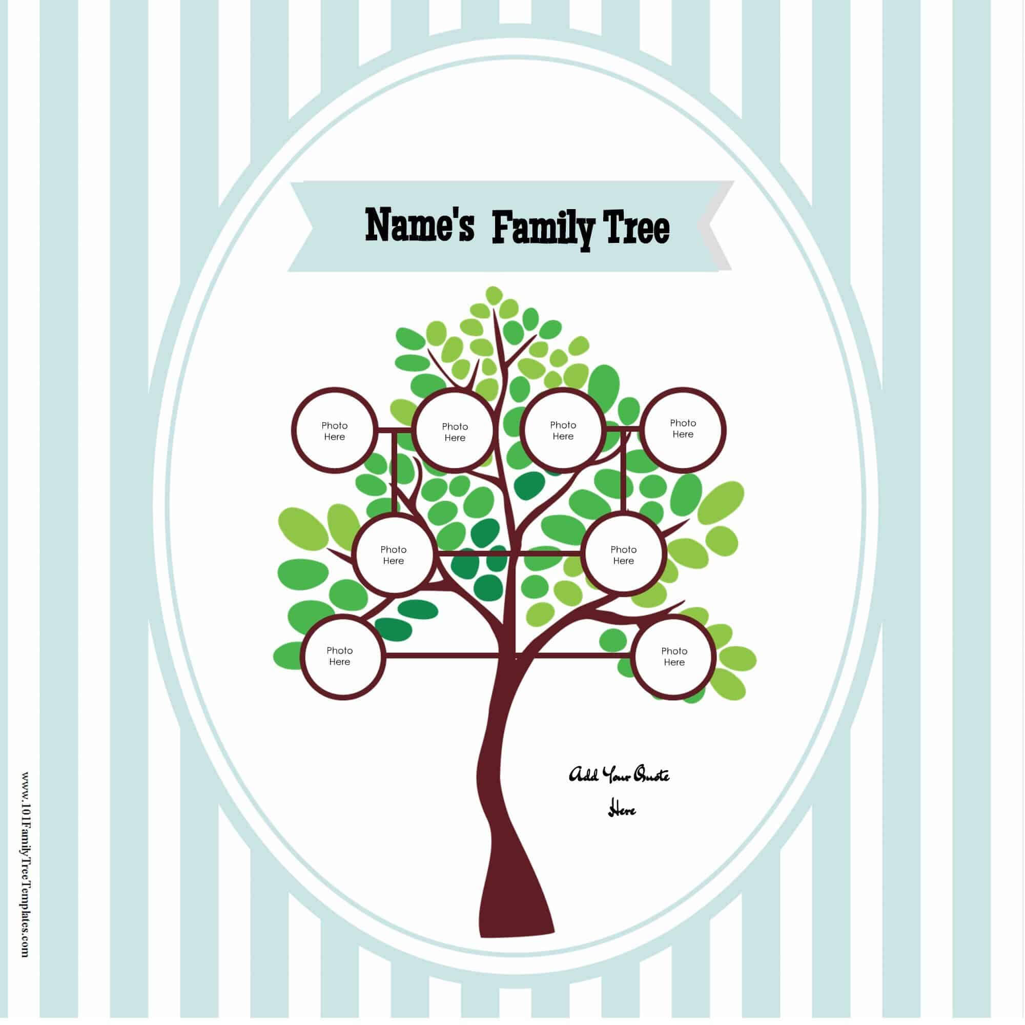 029 Free Printable Family Tree Template Frightening Ideas With Regard To Powerpoint Genealogy Template
