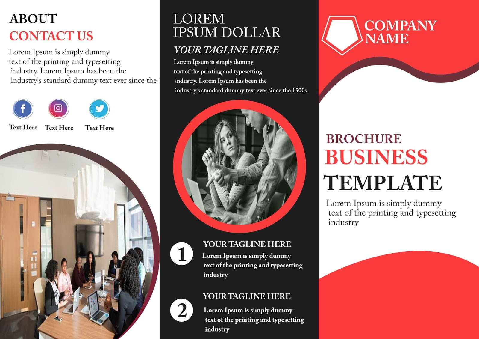 029 Template Ideas Three Fold Brochure Free Tri Inside Free Three Fold Brochure Template