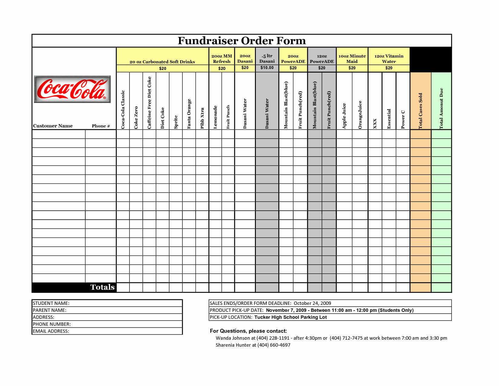 030 Blank Fundraiser Order Form Template Best Of S Forms For Blank Fundraiser Order Form Template