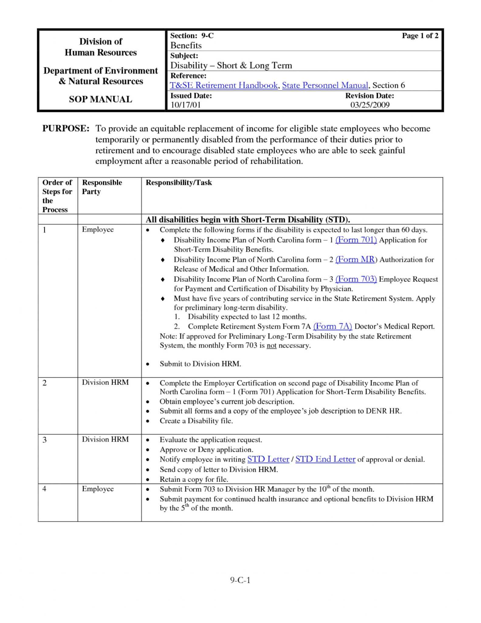 Procedure Manual Template Word Free Professional Template