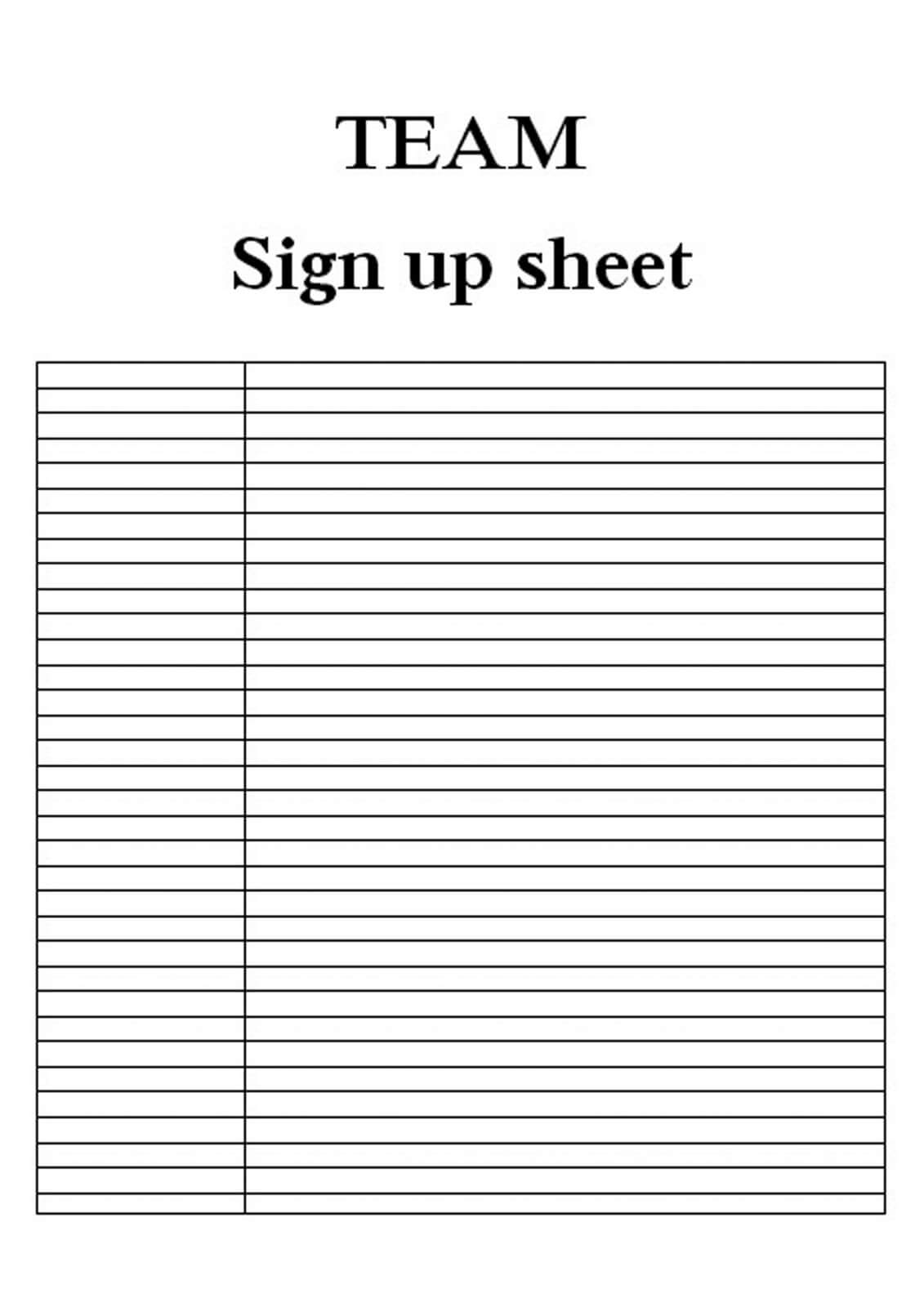 030 Potluck Sign Up Sheet Template Word Free Signup For Free Sign Up Sheet Template Word