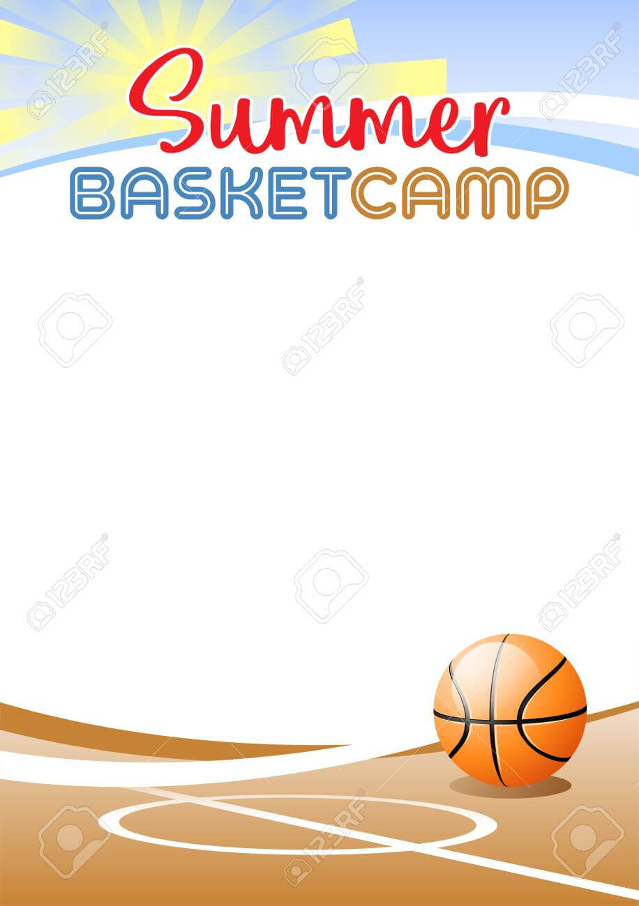 030 Template Ideas Basketball Camp Flyer Free Summer Poster With Regard To Basketball Camp Certificate Template