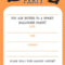 031 Template Ideas Free Halloween Party Invitations Within Halloween Certificate Template