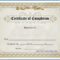 032 Template Ideas Certificatef Completion Free Printabler With Regard To Certificate Of Completion Template Free Printable
