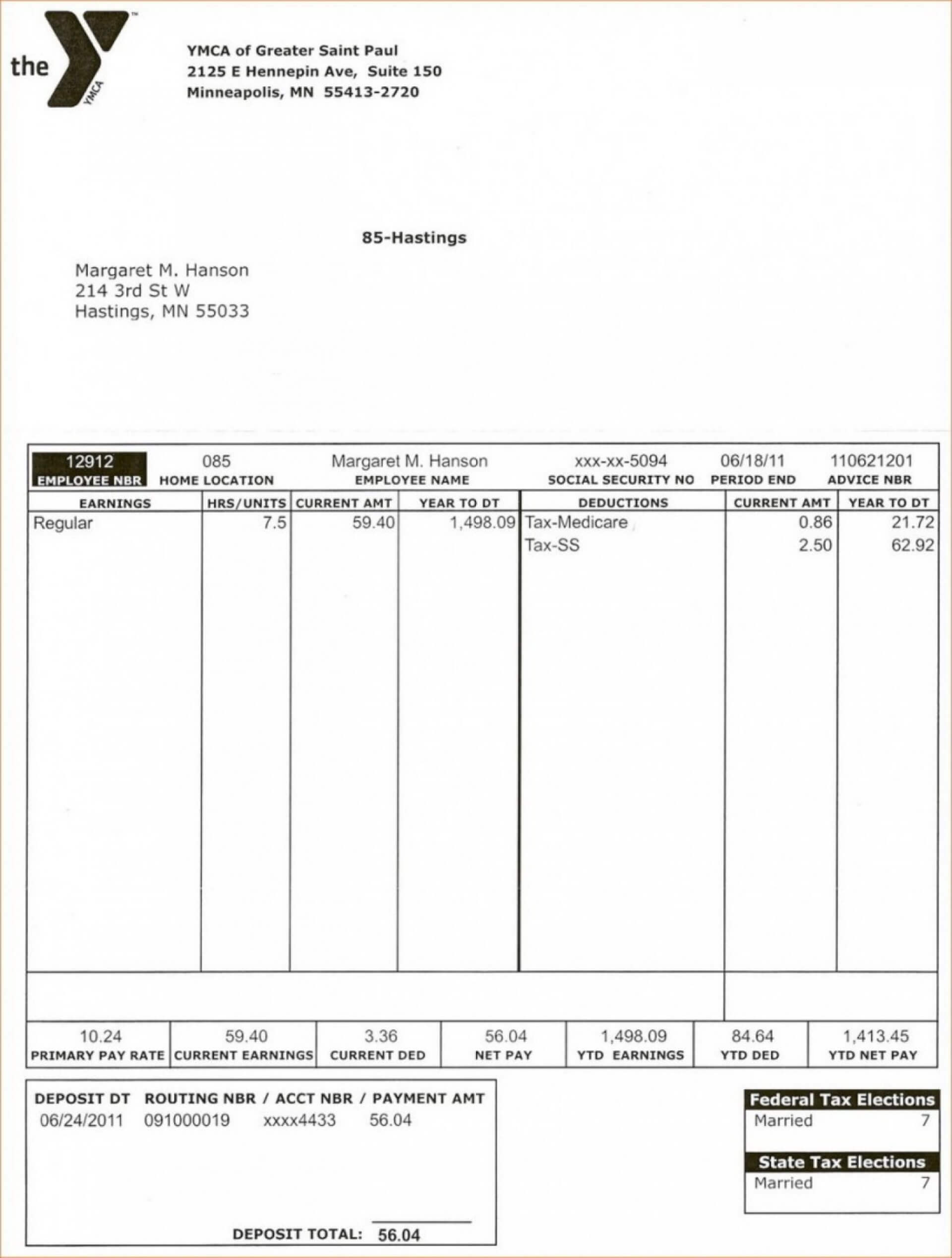 033 Blank Pay Stub Template Word Free Paycheck Ideas For Free Pay Stub Template Word