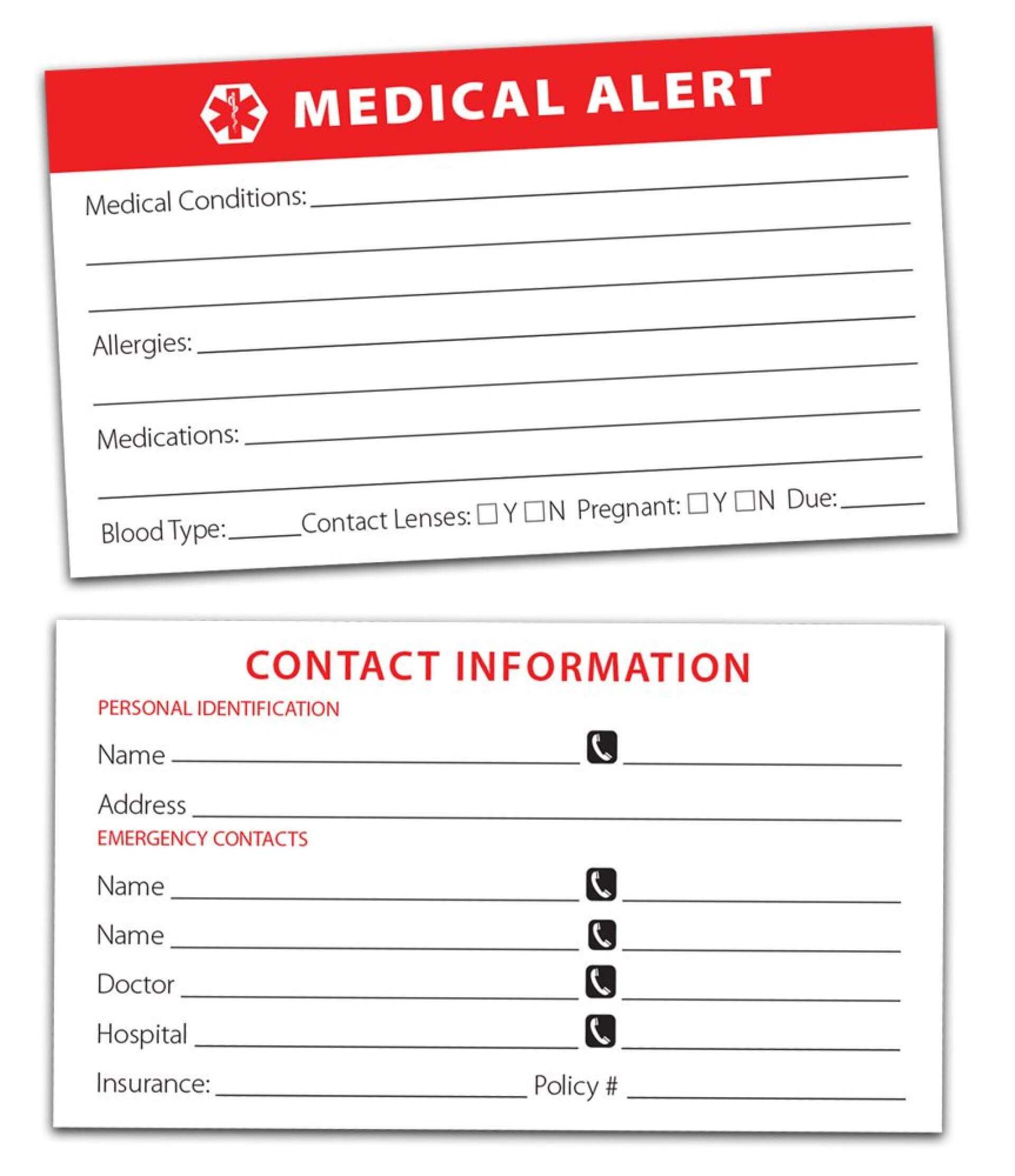 035 Psd Business Card Templates Medical Wallet Template Within Medical Alert Wallet Card Template