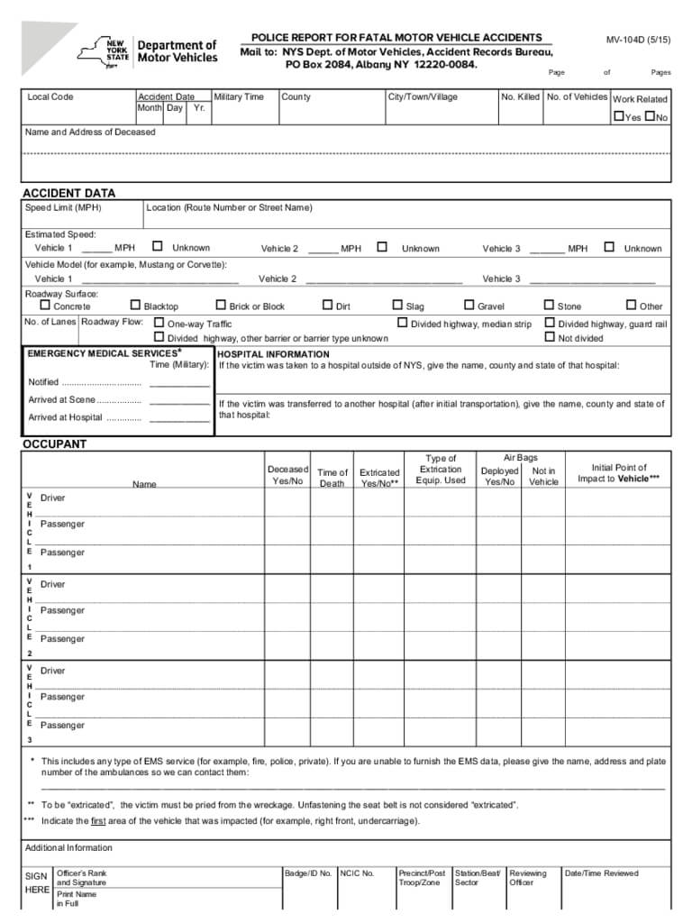 037 Auto Accident Report Form Template Ideas Mv Police For Regarding Motor Vehicle Accident Report Form Template