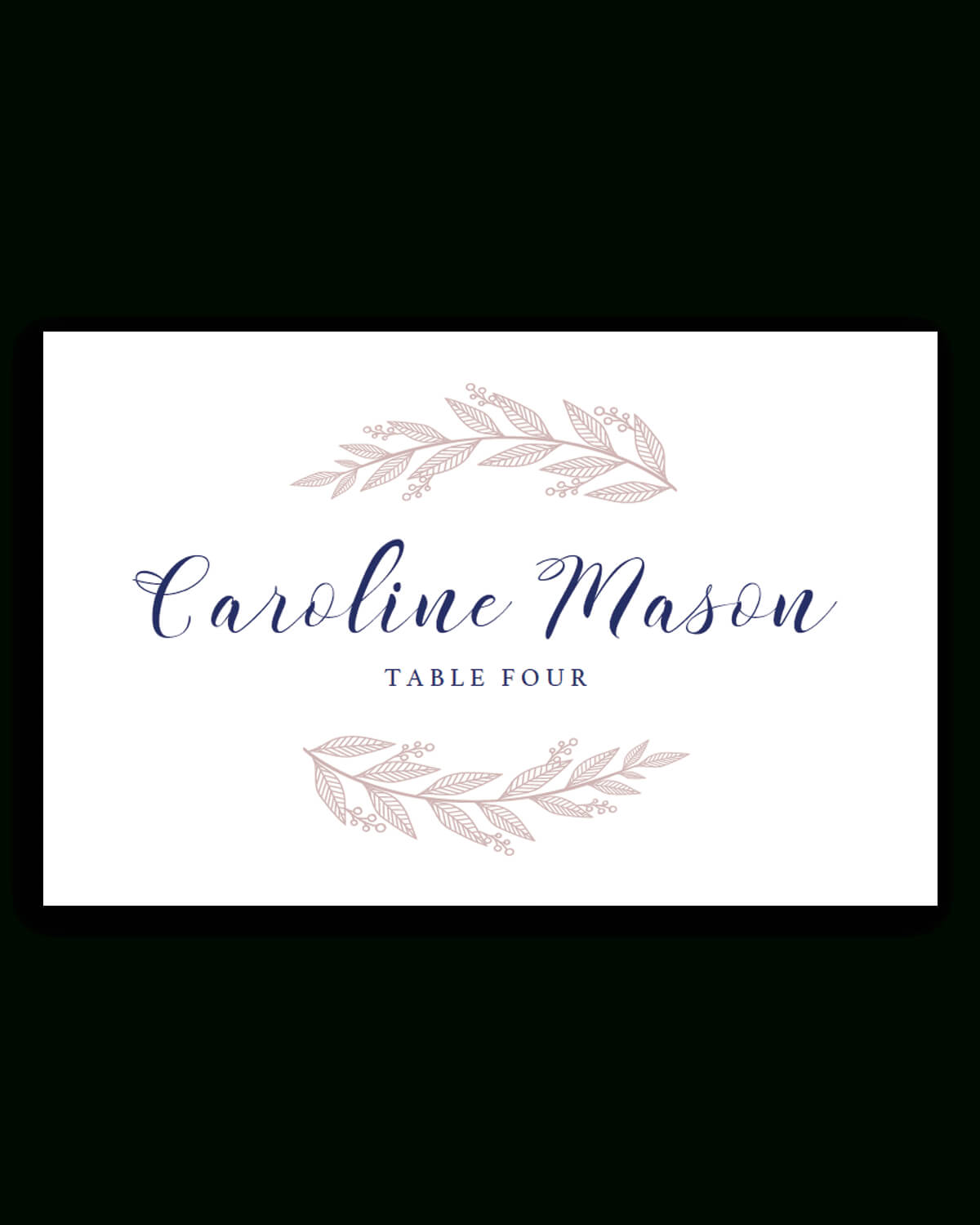 037 Place Card Template Free Best Ideas Download Christmas For Table Place Card Template Free Download