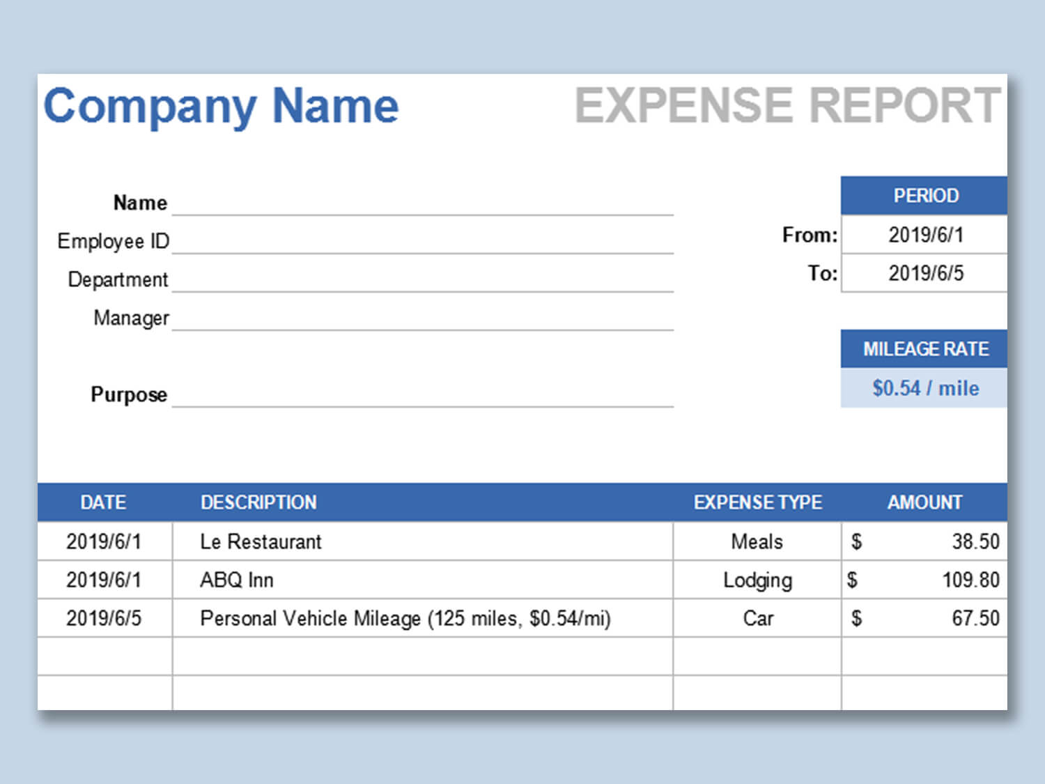 037 Simple Expense Report Template Stunning Ideas Form Excel Regarding Mi Report Template