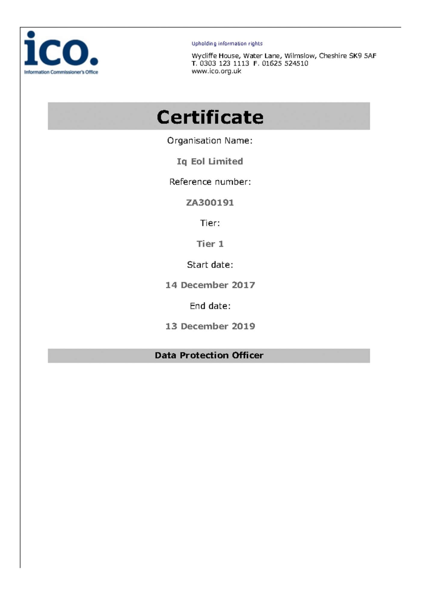 038 Certificate Of Destruction Template Ico Exceptional Inside Iq Certificate Template
