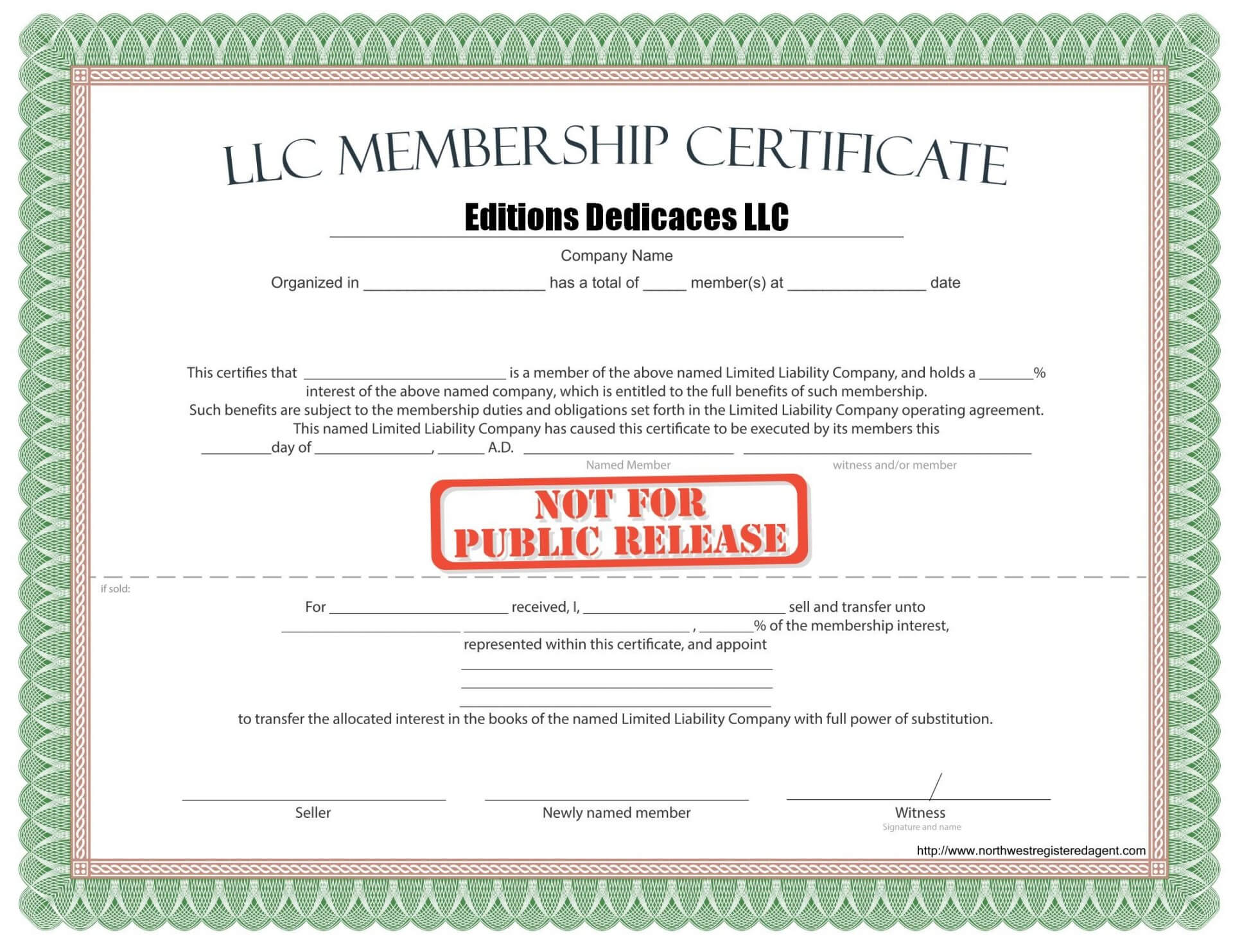 038 Llc Membership Certificate Template Best Solutions For Within Llc Membership Certificate Template Word