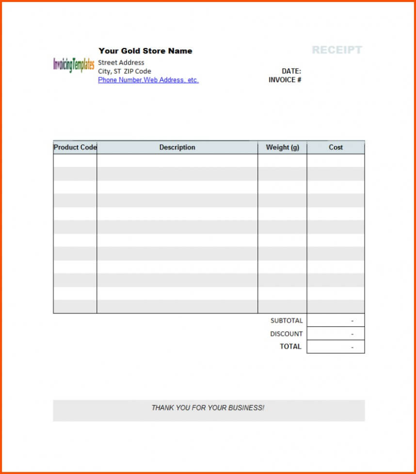 042 Free Printable Invoice Templates Word Blank Template Within Free Printable Invoice Template Microsoft Word