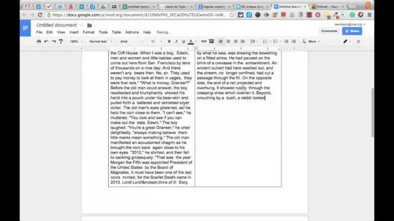 google docs notecard template