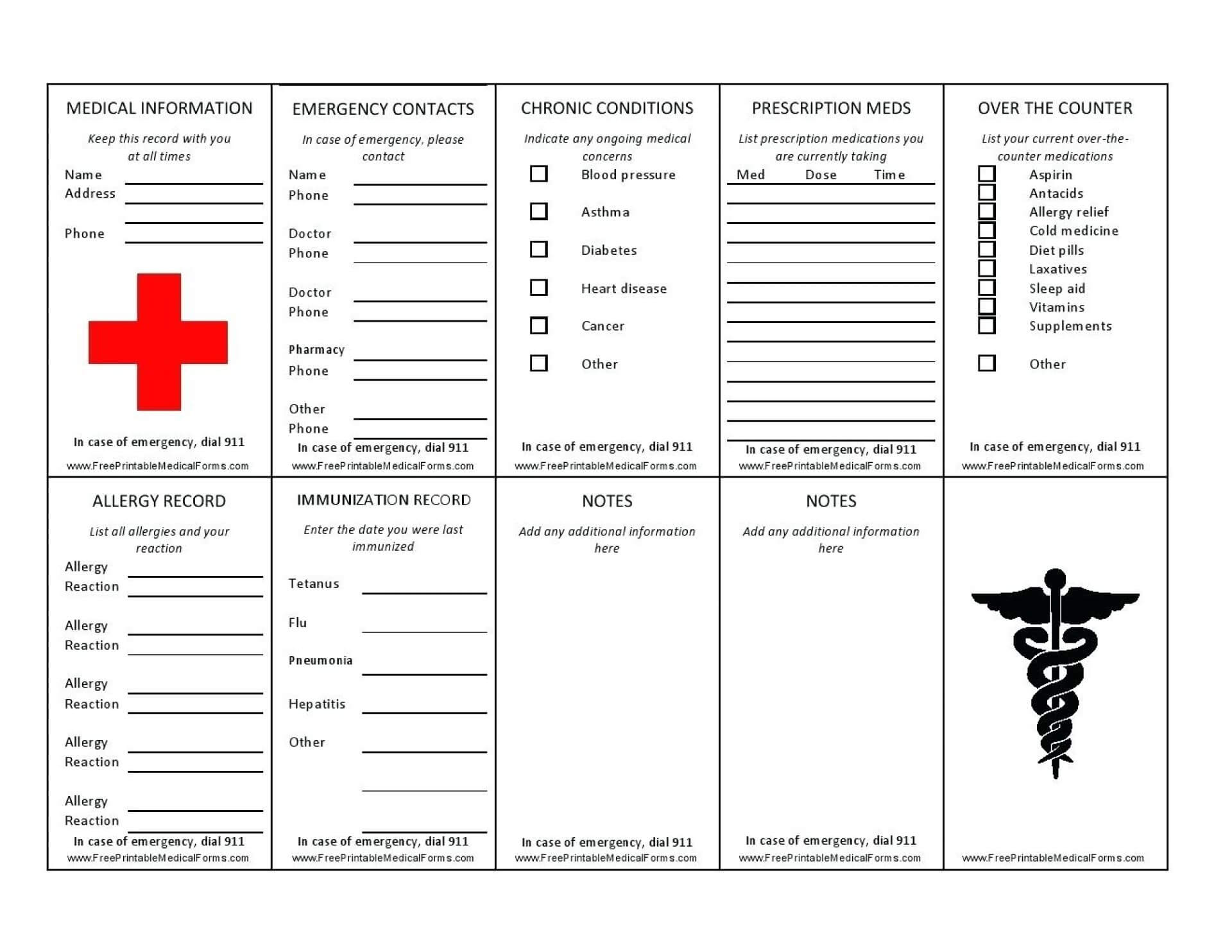 047 Medical Wallet Card Template Fba2F33Fdcbb 1 Impressive Pertaining To In Case Of Emergency Card Template